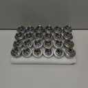 GAsupply Black M12x1.25 Lug Nuts, OEM Factory Style Replacement Mag Seat 12mmx1.25 Wheel Lug Nuts, 13/16" 21mm Hex, 1.46 Inch 37mm Length, 20pcs