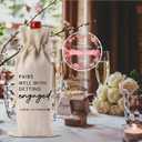 Valentine's Day Engaged Gift Engagement Gifts for Couples Her Engagement Party Decorations Gifts for Women Couple Wine Bag Our First Valentine's Day Engaged Ornament 2026