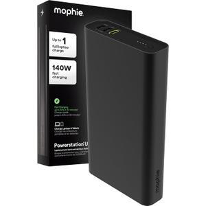 Mophie Powerstation Fast 25,000mAh Power Bank | Extended Fast Charging | 140W, Multi-Device