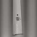 Necklace Holder Wall Hanging Organizer: Wall Mounted Jewelry Shelf with 56 Hooks and Tray, Display Hanger for Kids, Girls and Women, White & Metal