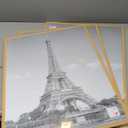 upsimples 18x24 Picture Frame Natural 3 Pack, Scratch-Proof Poster Frames 18 x 24 for Photo Gallery - Slide-In Strips, Horizontal or Vertical Wall Mounting