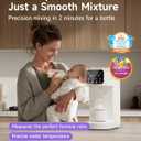 PureMix Formula Maker - Formula Dispenser Machine, Automatically Mix Smooth Formula Bottle, Precise Ratio, Accurate Temperature Control, for Most Formula Brands and Bottle Sizes, White