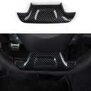 Car Bottom Sticker ABS Carbon Fiber Decal Interior Trim Cover for Chevrolet Camaro 2016 2017 2018 2019 2020 2021 2022 2023 2024 Accessories (A)