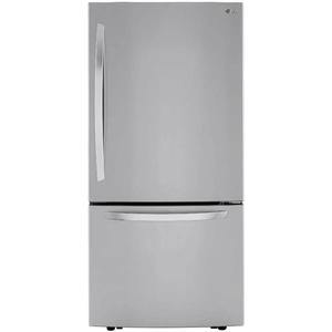 LG LRDCS2603S 26 CF Bottom Mount, 33" Wide, Door Cooling, ThinQ