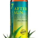 Seven Minerals NEW Cooling After Sun Gel with Aloe Vera - For Skin & Face with Instant Sunburn Relief. Unlike Regular Aftersun Lotion With Cucumber & Vitamin E (12 Fl Oz)