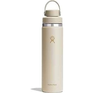 Hydro Flask Water Bottle - Insulated Stainless Steel - Wide Mouth Flex Chug Lid, Non Spill, Leakproof in 24 Oz Coconut Cream