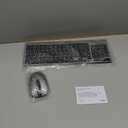 cimetech EasyTyping KF10 Wireless Keyboard and Mouse Combo, [Silent Scissor Switch Keys][Labor-Saving Keys]Ultra Slim Wireless Computer Keyboard and Mouse, Easy Setup for PC/Laptop/Mac/Windows - Grey
