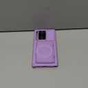 Vihibii for Samsung Galaxy S24 Ultra Wallet Case with Card Holder (4 Cards) & Slide Camera Protective Cover & Stand, Heavy Duty Shockproof Rugged Case for Galaxy S24 Ultra 5G 6.8" 2024, Light Purple