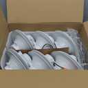 Energetic 12 Pack 5/6 Inch 5CCT LED Recessed Light Retrofit, 2700K/3000K/4000K/5000K/6500K Selectable, Dimmable Can Lights with Baffle Trim, 12W=150W, 1000LM, IC & Wet Rated, ETL & FCC Certified