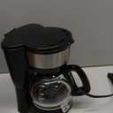 5-Cup Programmable Drip Coffee Maker with Digital Timer, Glass Carafe,24-Hour Auto Brew,2-Hour Auto Shut-Off, Pause & Pour, Removable Filter Basket,Compact Coffee Machine for Home & Office