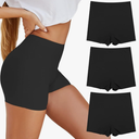 SHARICCA BoyShorts Panties for Women Seamless Soft Boy Shorts Underwear Short Boxer Briefs Anti Chafing Multiple Pack M 3Pack
