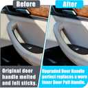 Jaronx Compatible with BMW Door Handle Replacement for X3 G01 2017-2024, X4 G02 2017-2024, Beige Right Front Side/Right Rear Interior Passenger Door Pull Handle Replacement for BMW 51427487058