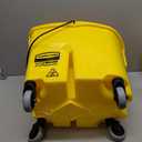 Rubbermaid Commercial Products WaveBrake 35 Qt. Side-Press Mop Bucket and Wringer Combo on Wheels Yellow for Professional/Industrial/Business Heavy-Duty Floor Cleaning/Mopping