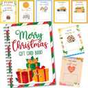 Honestchi Merry Christmas Gift Book, Greeting Card Holder Organizer 5''x7''Spiral Booklet for College Student Daughter Son Friends (DK07)