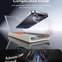 Privacy Screen Protector 3 Pack for iphone 16 Pro, Degradable Dust Free Cabin Easy Installation, Designed for iphone, Auto Positioning, Privacy Protection, 9H+ Hardness