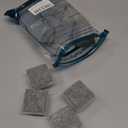 Square Chair Leg Protectors for Hardwood Floors,16 Pcs Silicone Felt Furniture Legs Caps to Prevent Floor from Scratches and Reduce Noise, Easy to Move,1.26-1.57",Clear.