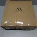 Amlie Home Faux Fur Throw Blanket for Couch, Cozy Fuzzy Fluffy Fur Luxurious Soft Striped Plush Gift Blankets for Family Sofa Chair Bedroom, 60"x80", Charcoal Grey