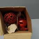 Christmas Wall Hanging Decor with Light Wooden Branch Christmas Door Hanging Decorations Xmas Wall Art with Artificial Plants Red Ornament for Winter Holiday Kitchen Dining Room Decor