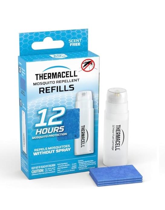 Thermacell Mosquito Repellent Refills; Compatible with Any Fuel-Powered Thermacell Repeller; Highly Effective, Long Lasting, No Spray or Mess; 15 Foot Zone of Mosquito Protection (Pack of 1)