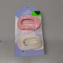 Flat Hair Claw Clips for Women,Matte Medium Hair Clips for Thick & Thin Hair- Comfortable Everyday Use for Office, Yoga, Party & Casual Styling (2PCS F) Pack of 2