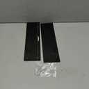 Zonon 1 Set 13" x 3. 9" Mail Slot with Double Flap for Front Door Mailbox Accessory, with Solid Stainless Steel Interior Frame, Matte Black