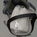 RANKSING Respirator Mask with Filters to Against Dust Gases Fumes Asbestos Organic Vapors Chemicals while Painting Spraying Sanding Welding Construct and Work Portable Protection PPE