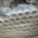 Sawysine 102 Pcs DIY PVC Projects Set Included 60 Pcs 24 Inch PVC Pipe and 42 Connection Pipe Fittings for Spring, Home, Greenhouse, Garden, Farm, Workshop, Summer(White,3/4 Inch)