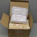 Tatuo 100 Pcs Wedding Party Favors Silk Foldable Hand Fans with Organza Bag Bridesmaid Gift Thanks for Celebrating with Us Hand Fan for Wedding Party Bridal Gift Dancing Props(White)