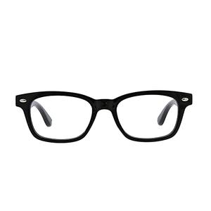 Peepers By PeeperSpecs Unisex-adult Clark Reading Glasses | Black - Original Lenses, 49 Mm, 0