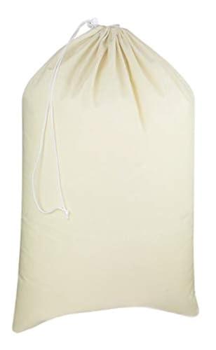 COTTON CRAFT Extra Large Laundry Bags - Heavy Duty Cotton Canvas Drawstring Closure Washable Laundry Bag - Back to School Travel College Dorm Basket Hamper Liner Toys Clothes Organizer Sack -XL 28x36