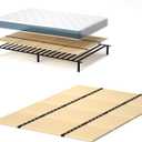 Foldable Box Spring, Bunkie Board, Bed Support Slats Twin 30"x 60"x 0.18"