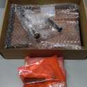 4-Piece Napkin Holder for Table with Salt and Pepper Shakers, Acacia Wood Base & Bird-shaped Weighted Arm, Includes 3 Glass Spice Jars and Sturdy Napkin Stand for Kitchen, Restaurant, Party, Dining