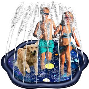 Future Way Durable Splash Pad for Toddlers Ages 18 Months+, Outdoor Water Toys for Backyard, Starry Sprinkler for Kids, 67 inch