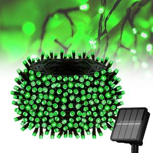 Solar String Lights for Outside, 39Ft 100 LED Solar String Lights Outdoor with 8 ModesSolar Lights for Outside Waterproof for Yard, Fence,Balcony, Party,Christmas Tree Decorations (Green)