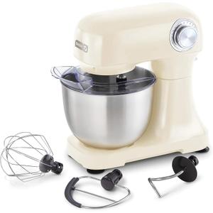 Dash 3.5QT Tilt-Head Stand Mixer - Electric Stand Mixer with Stainless Steel Bowl and Splash Guard For Baking - Cream, 3.5-Quart