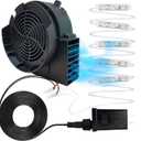 Halloween Inflatable Fan Replacement 1.7A, Adapter for Christmas Inflatables Outdoor Decoration Blower for Large Xmas Blow Up Holiday Yard Inflatables, for 6-14ft Large Christmas Inflatables