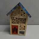 Natural Wooden Insect Hotel, Garden Insect House for Ladybugs, lacewings, Butterfly, Bee, Bug