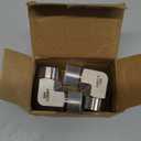Stainless Steel Pipe Fitting 90 Degree Barstock Street Elbow 1/2" NPT Male x 1/2" NPT Female 2 Pack