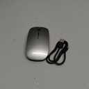Normdecos Mouse for MacBook Wireless Bluetooth Mouse Laptop MacBook Air Mac Pro Rechargeable Silent PC iPad Optical Mice with Dual Mode Switch Bluetooth 5.2/3.0 and 2.4GHz USB Type-C Receiver Gray