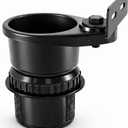 Cup Holder Radio Mount, Universal Bracket Fits for CB Radio Scanners Mobile Devices for 2.6-3.5 inch Holders, Heavy Duty No Drill Installation for Car Truck SUV