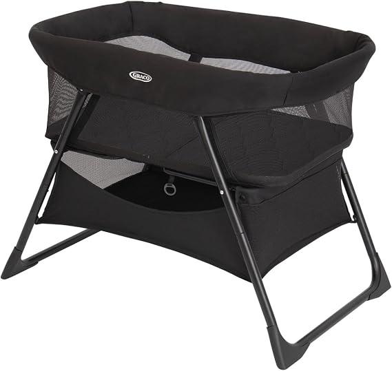 Graco Side-by-Side Bedside Bassinet/Crib Keeping Baby Close to You, Folds Down Small, Night Sky Fashion
