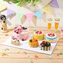 Skyygemm 12 Pcs 17 x 25 Inch Rectangle Cake Boards Half Sheet Cake Board Corrugated Single Wall Base for Pizza Dessert Base Pastries Food Bottoms Party Display Supplies Grease Proof Cardboard, White