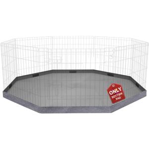 PETIME Bottom Cover Mat for Dog Playpen Pen Waterproof Pad Floor Protector for Indoor Outdoor Use Fits All 24" Wide 8 Panels Pet Exercise Play Pen (Playpen Not Included)