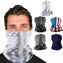 S A Company 5-Pack UV Face Shield | UV 30+ Multipurpose Neck Gaiter Balaclava for Adults