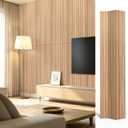 Art3dwallpanels 6-Pack Peel and Stick Wood Panels for Wall PVC, Oak