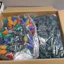 Brightown C9 LED Christmas Lights Outdoor, 99 Feet 150 LED C9 String Lights with 150 Spring Clips, Waterproof Connectable Christmas Tree Lights for Outside Roofline Patio Home Xmas Decor, Multicolor (102 Ft)