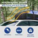 Asinking Car Rooftop Cargo Carrier Bag 20 Cubic Feet, 100% Waterproof Roof Bag Top Luggage Carrier for Any Vehicles with/without Rack Cross Bar, Includes Anti-Slip Mat +4 Door Hooks +Storage Bag +Lock
