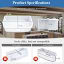 W10119846, WPW10119846 Door Shelf Bin Compatible with kitchenaid Basket-Door, Jenn-Air Refrigerator Door Bin, whirlpool door bin. Fit for KRFC302ESS00 JFC2290REP00 etc. Replacement 1480807, PS2347787