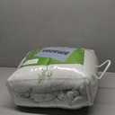 Ultra Soft Full Size Mattress Topper - Viscose Made from Bamboo Pillow Top Mattress Pad for Back Pain Relief - Naturally Cooling for Hot Sleepers, Green