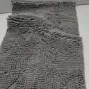 Muddy Mat Chenille Bathroom Rugs Quick Dry Microfiber Mats Non Slip Washable, Extra Thick, Soft and Highly Absorbent Bath Mats for Bathroom, Kitchen, and Shower Floor - Grey Small 28"X18"